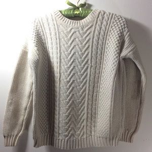 Forever 21 Cable Knit Sweater Medium